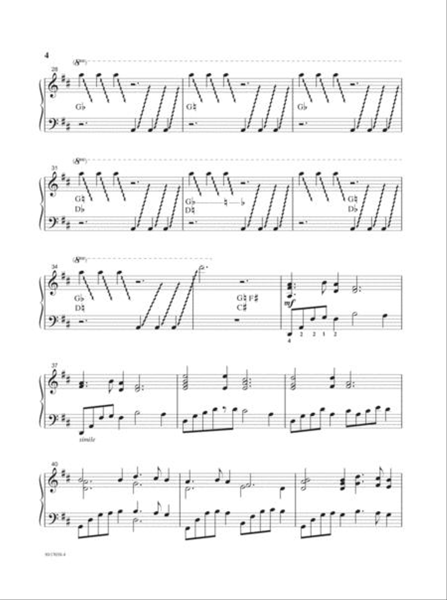 Christmas Album for Harp and Organ - Harp Part Harp scores gallery preview page 4