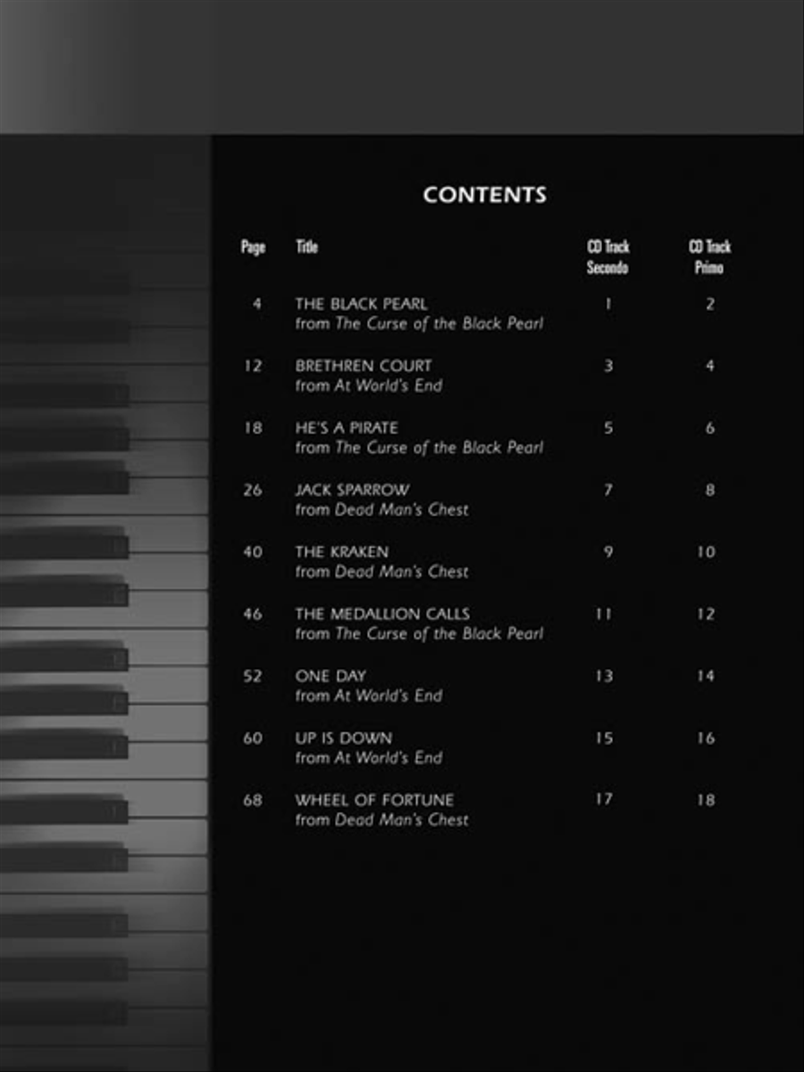 Pirates of the Caribbean 1 Piano, 4-Hands scores gallery preview page 2