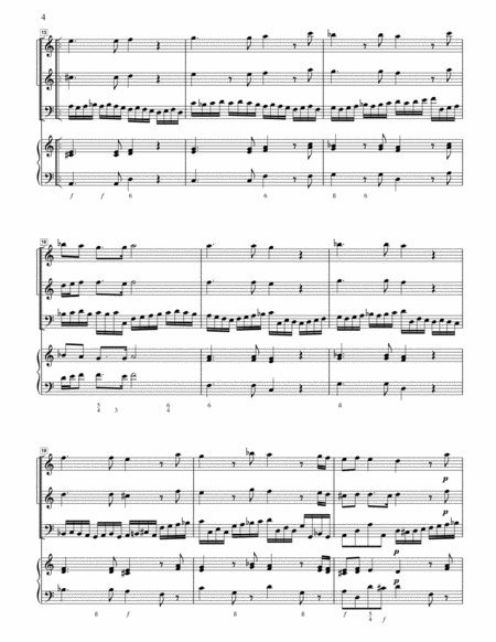 Corelli - Trio Sonata op. 4, No. 8 in D minor for 2 violins, cello, and harpsichord