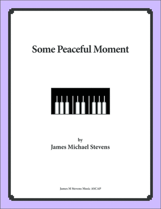 Book cover for Some Peaceful Moment