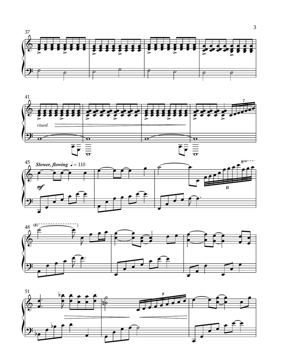 Crown Him With Many Crowns Piano Solo - Digital Sheet Music page 4