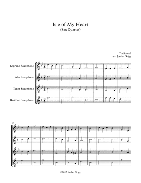 Isle of My Heart (Sax Quartet) image number null