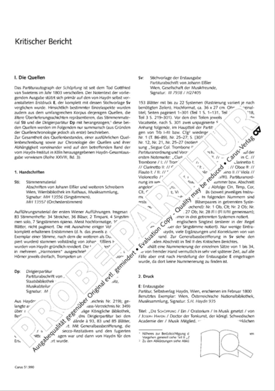 The Creation (Die Schopfung) 4-Part scores gallery preview page 343