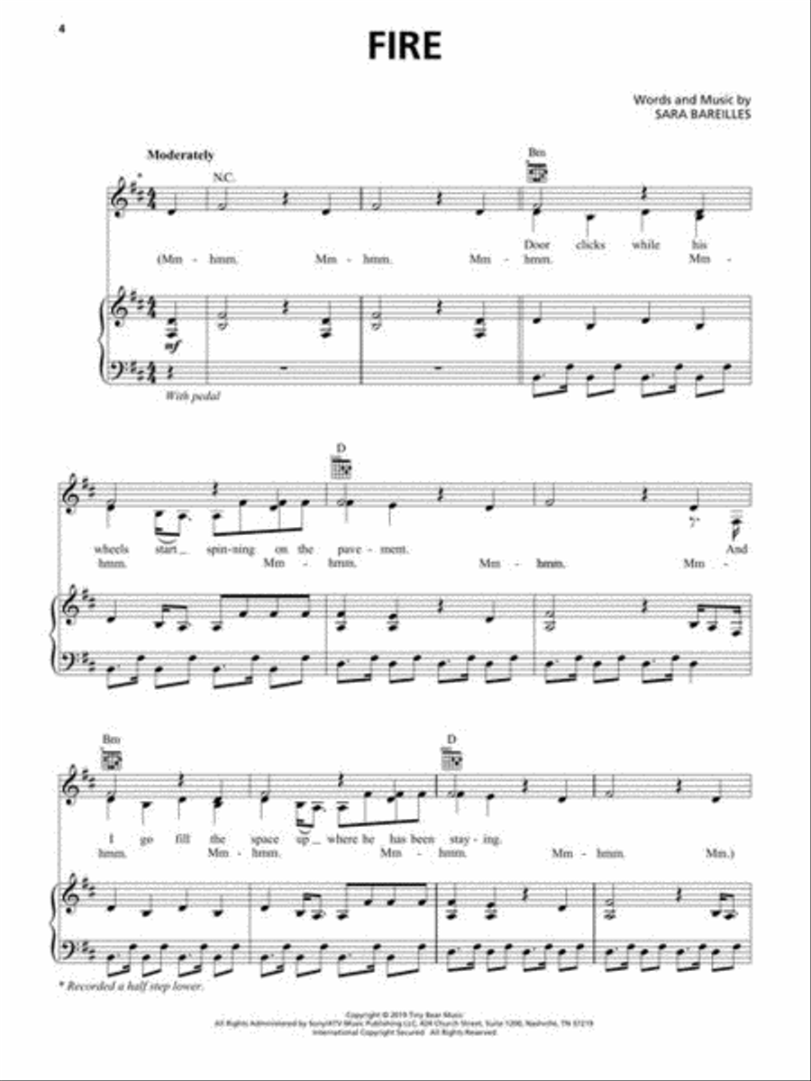 Sara Bareilles – Amidst the Chaos Piano, Vocal, Guitar scores gallery preview page 5