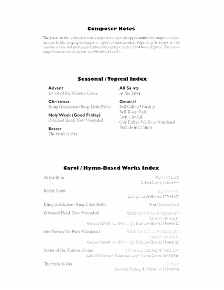 Ringing Throughout the Year, Volume 2 3-Octaves scores gallery preview page 4
