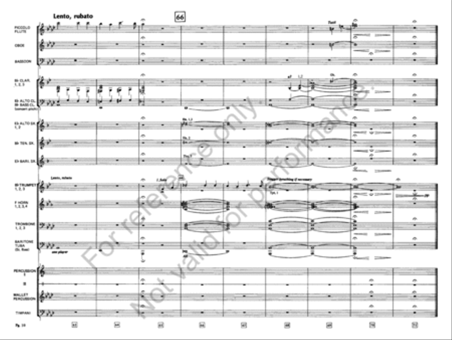Were You There When They Crucified My Lord Concert Band scores gallery preview page 11