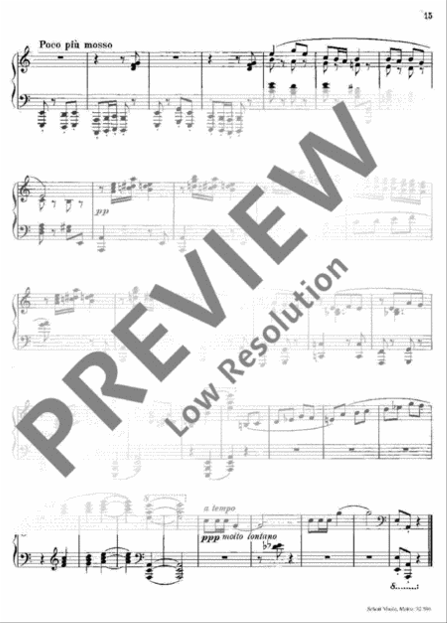 Miniatures Piano Solo scores gallery preview page 16