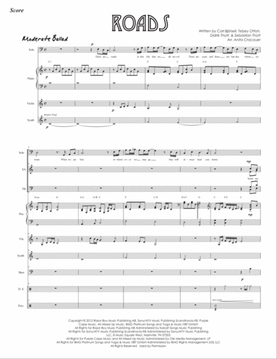 Roads Large Ensemble scores gallery preview page 2