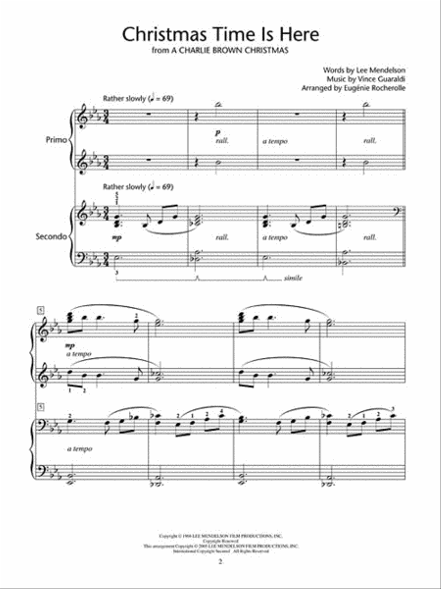 Christmas Time Is Here Piano Method scores gallery preview page 3