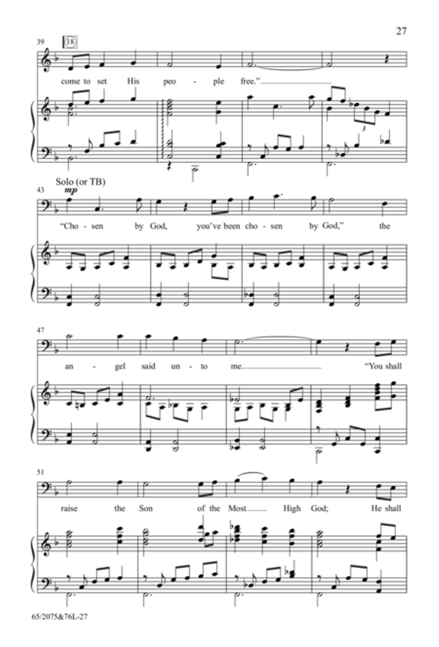 Morning Star - SATB Score with Performance CD 4-Part scores gallery preview page 14