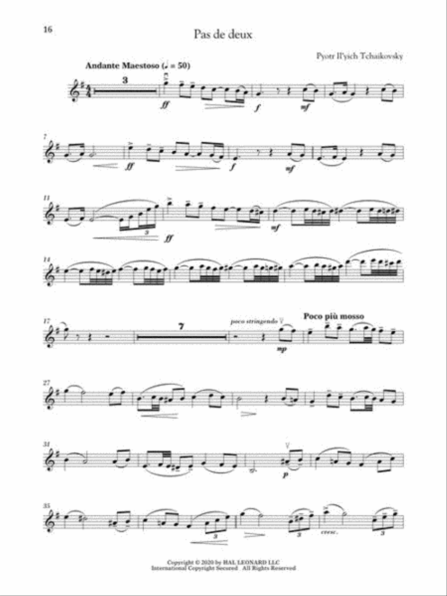 The Nutcracker for Classical Players Violin Solo scores gallery preview page 5
