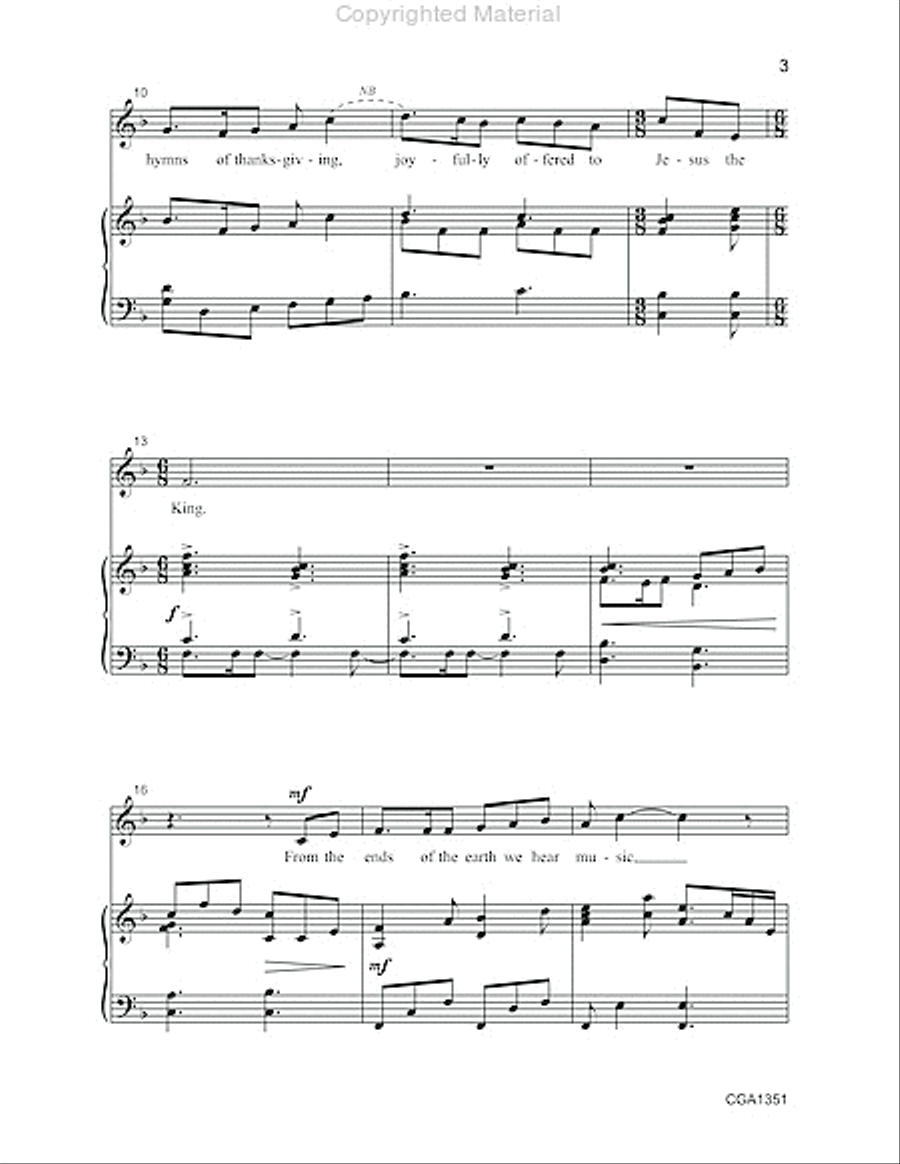 We Hear Singing We Hear Singing 2-Part scores gallery preview page 3