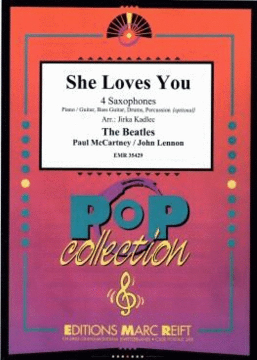 She Loves You Saxophone Ensemble scores gallery preview page 1