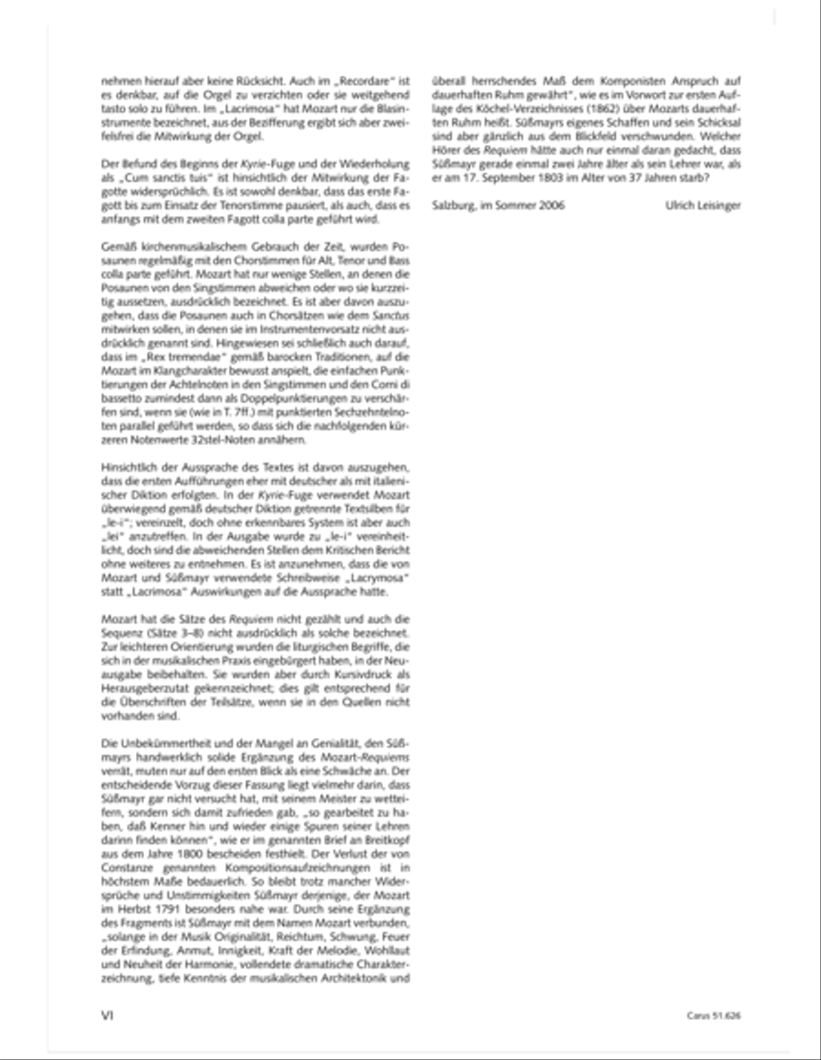 Missa longa in C major (Missa longa in C) 4-Part scores gallery preview page 7