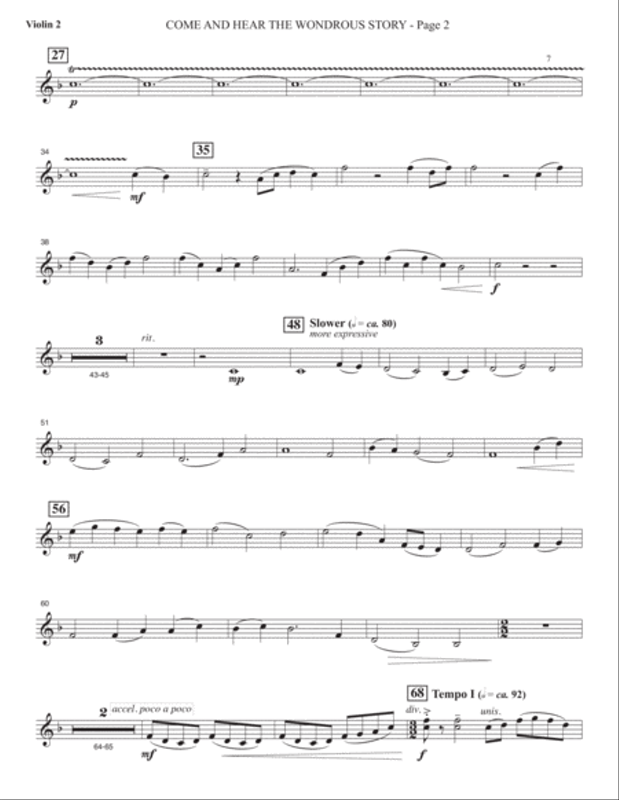 Sacred Places - Violin 2 Sacred Places - Violin 2 Choir scores gallery preview page 6