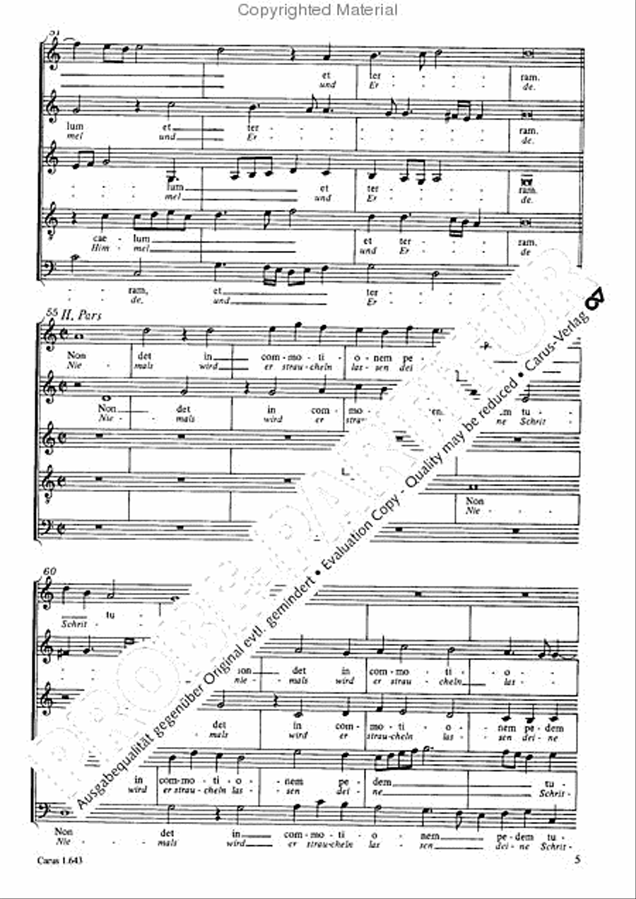 Levavi oculos meos Choir scores gallery preview page 6