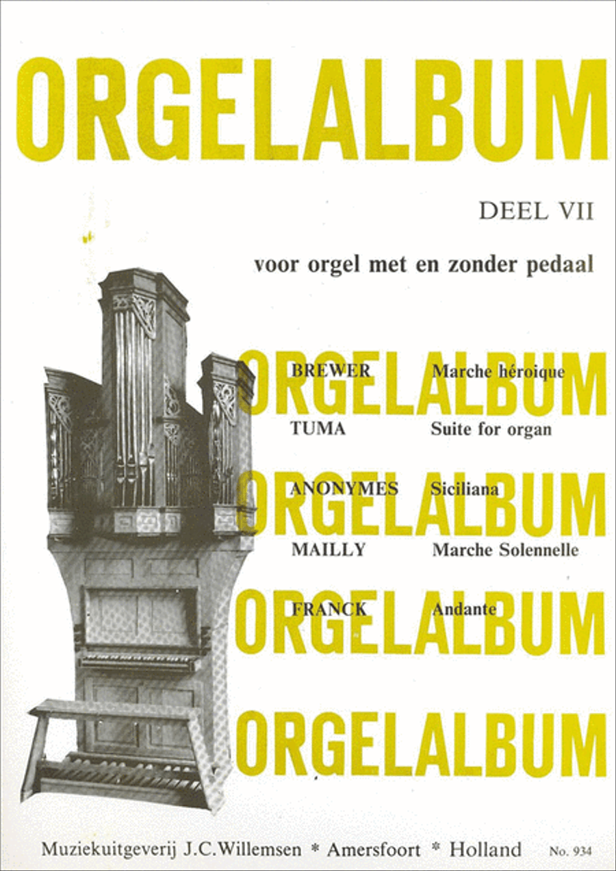 Orgelalbum 7 Organ scores gallery preview page 1