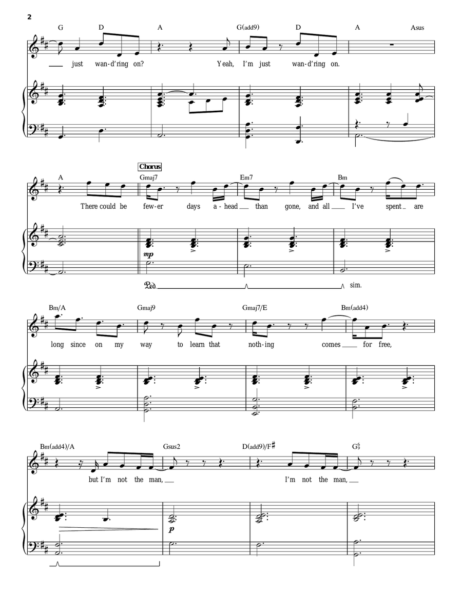 I'm Not The Man Voice scores gallery preview page 2