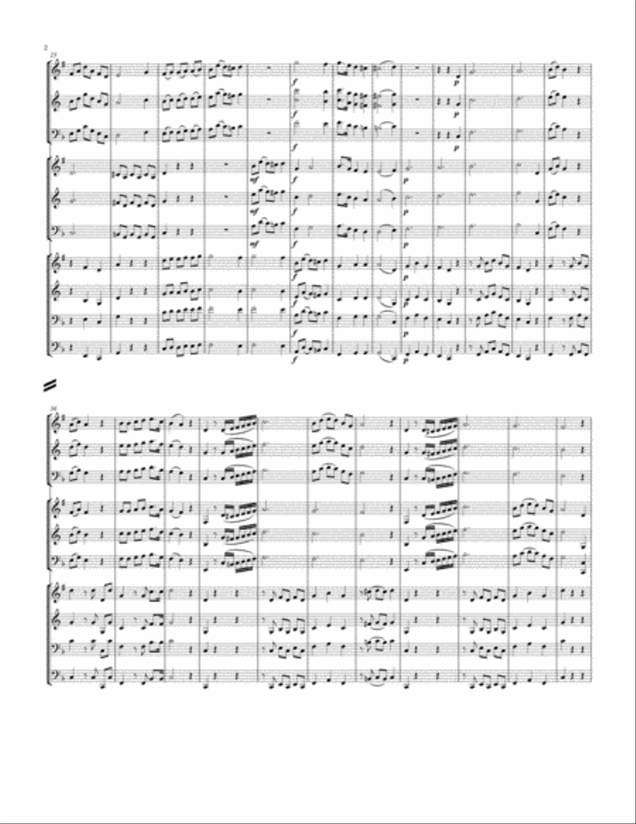 Reicha 24 Trios Vol 1 (1-6) op 82 Brass Ensemble scores gallery preview page 3