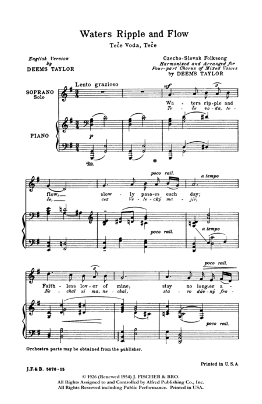 Waters Ripple and Flow 4-Part scores gallery preview page 2