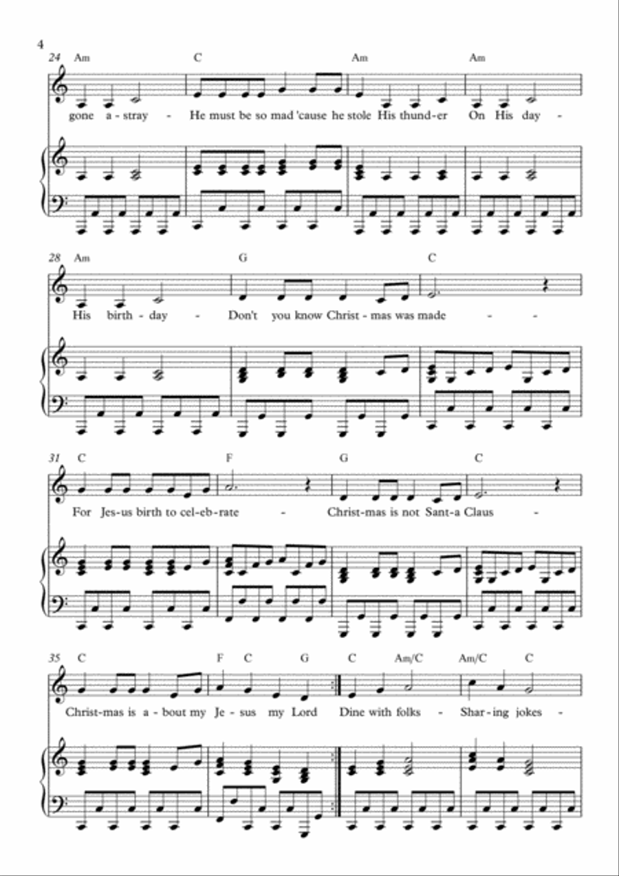 Good Old Santa! Voice scores gallery preview page 4