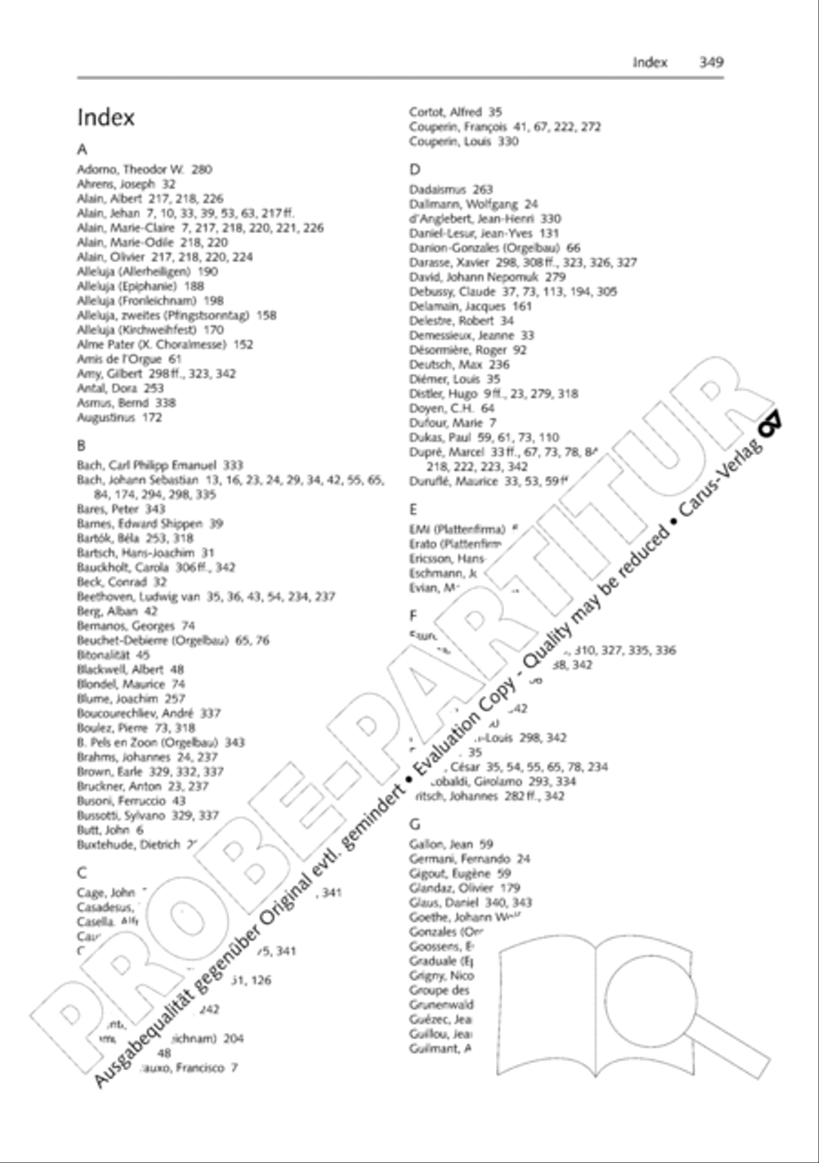 Orgelschule zur historischen Auffuhrungspraxis Organ Solo scores gallery preview page 350