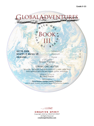 GLOBAL ADVENTURES BOOK III for string orchestra