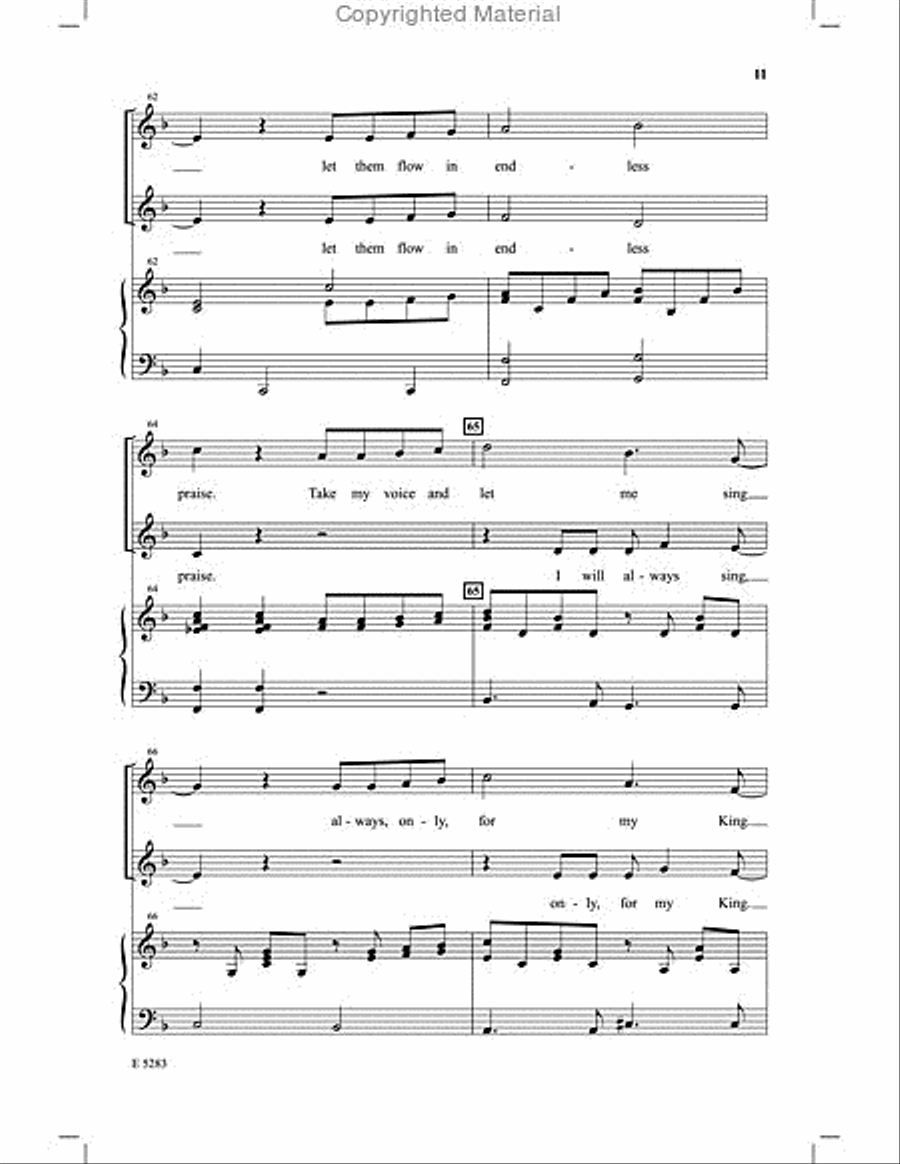 I Will Do My Best for Jesus Unison Choir scores gallery preview page 10