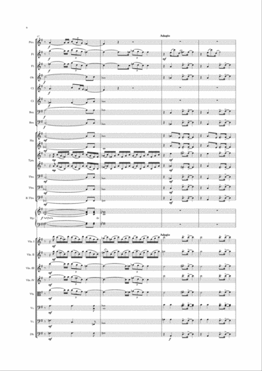 Patience of the Winemaker Full Orchestra scores gallery preview page 6