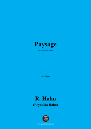 R. Hahn-Paysage,in C Major