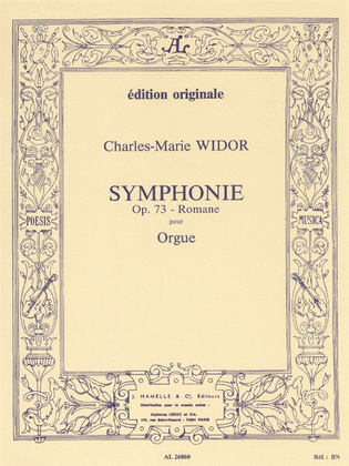 Book cover for Widor Symphonie Romane Op.73 Organ Book