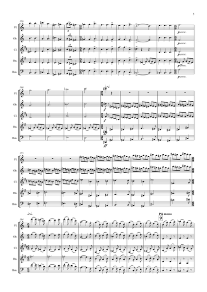 Holst: St. Paul's Suite (orig. for string orchestra) Op 29 No. 2 Mvt.1 Jig - wind quintet image number null
