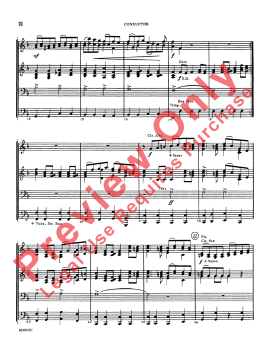 Three Chorale Preludes Three Chorale Preludes Concert Band scores gallery preview page 11