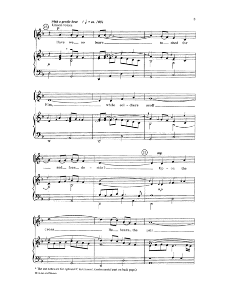 O Come and Mourn Choir scores gallery preview page 3