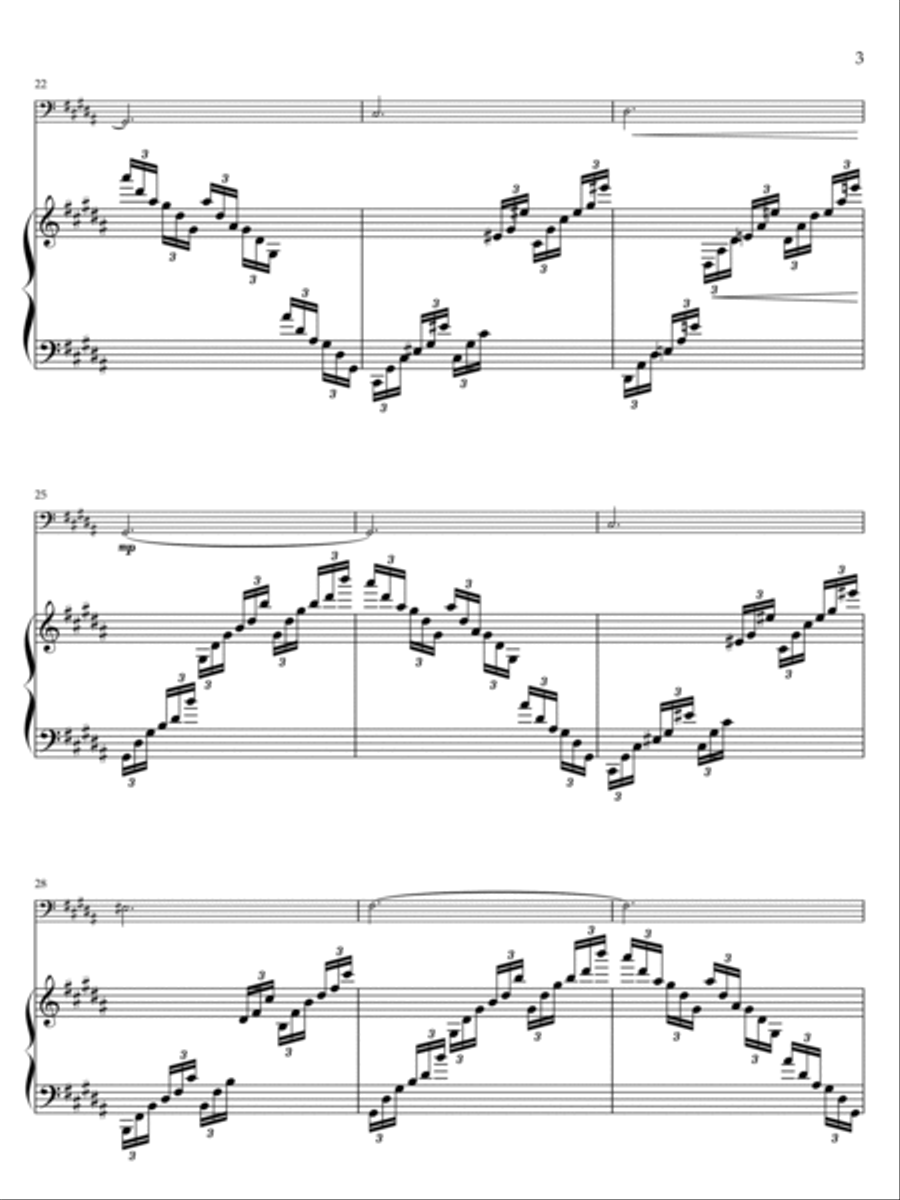 Prelude No.3 (The Romance) String Duet scores gallery preview page 3