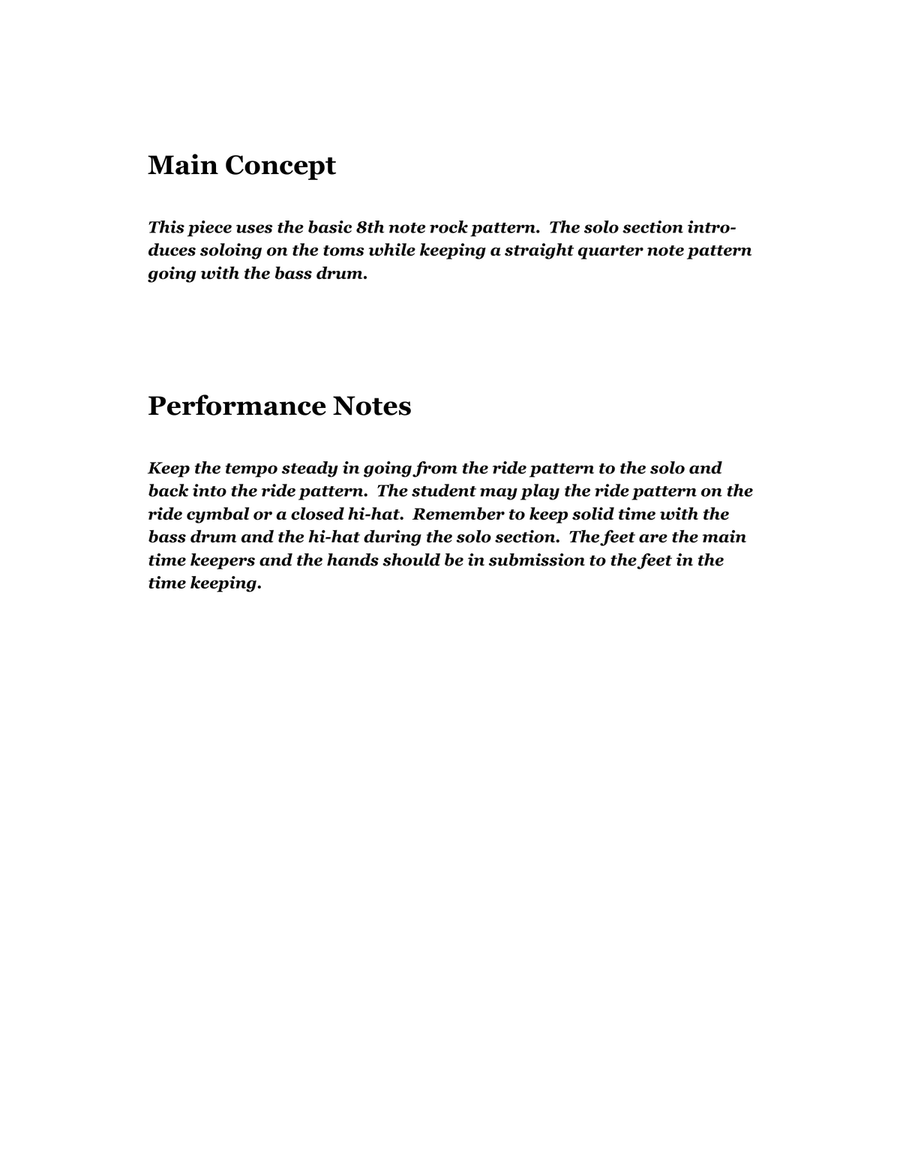 Tasty Morsels Drumset Solos Drum Set scores gallery preview page 2