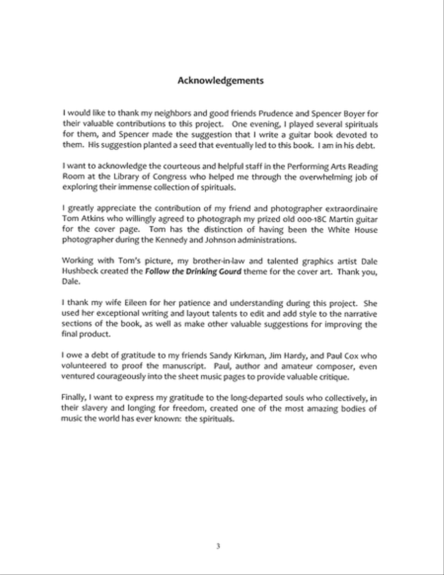 The Spirituals Their Story, Their Song Guitar Solos & Songbook Fingerpicking Guitar scores gallery preview page 10