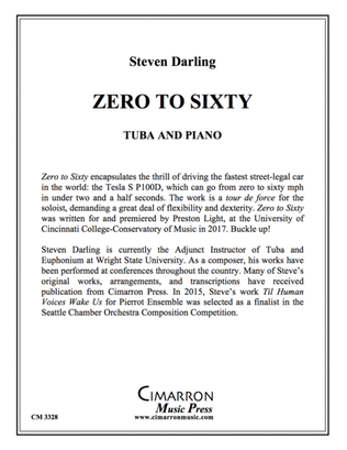 Book cover for Zero to Sixty