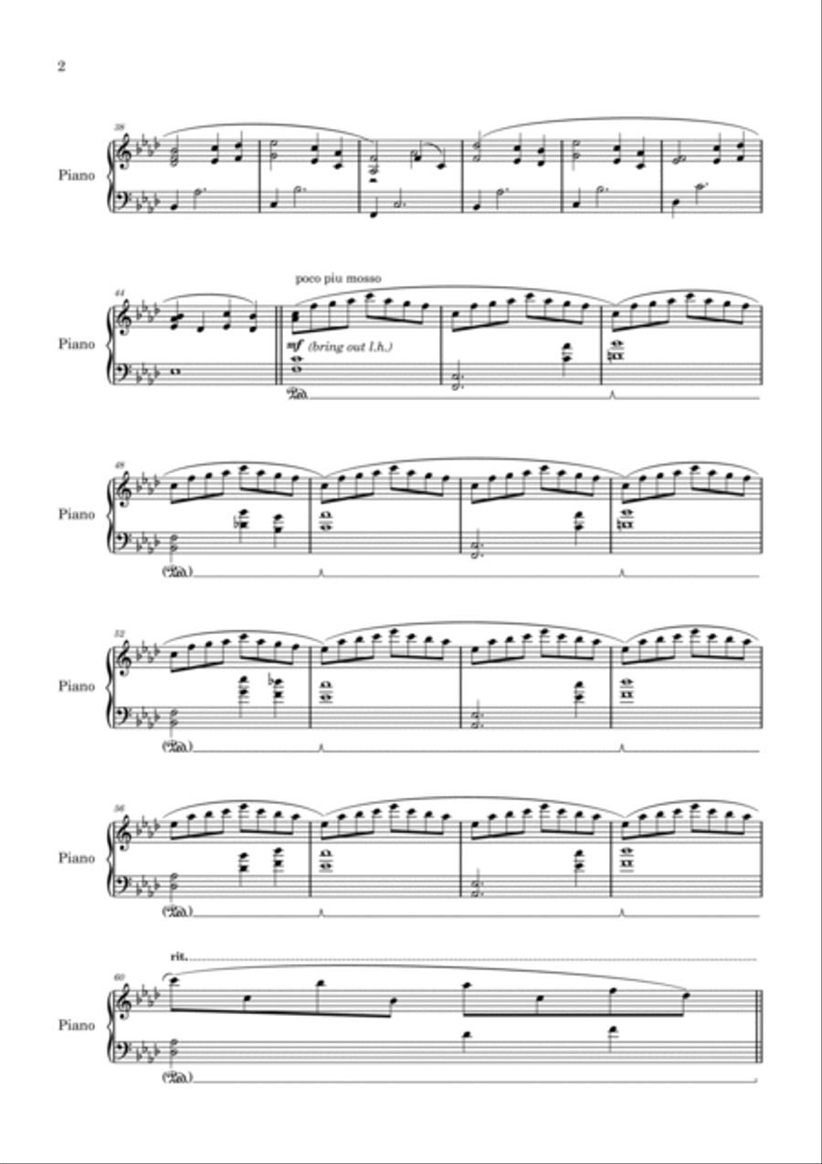 The Brook in Spring Piano Solo scores gallery preview page 2