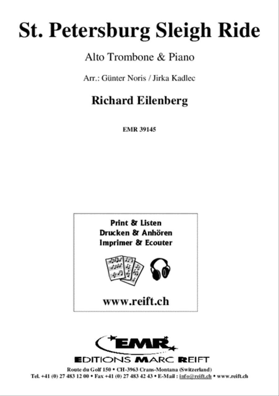 St. Petersburg Sleigh Ride Piano Accompaniment scores gallery preview page 2