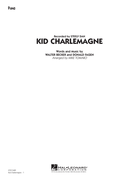 Kid Charlemagne - Piano