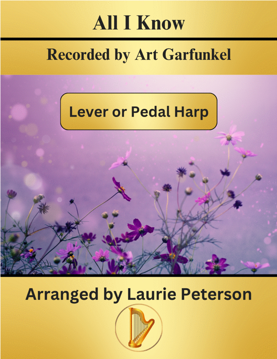 All I Know Celtic Harp scores gallery preview page 1