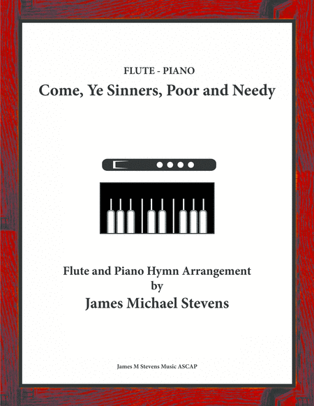 Come, Ye Sinners, Poor and Needy - Flute & Piano image number null