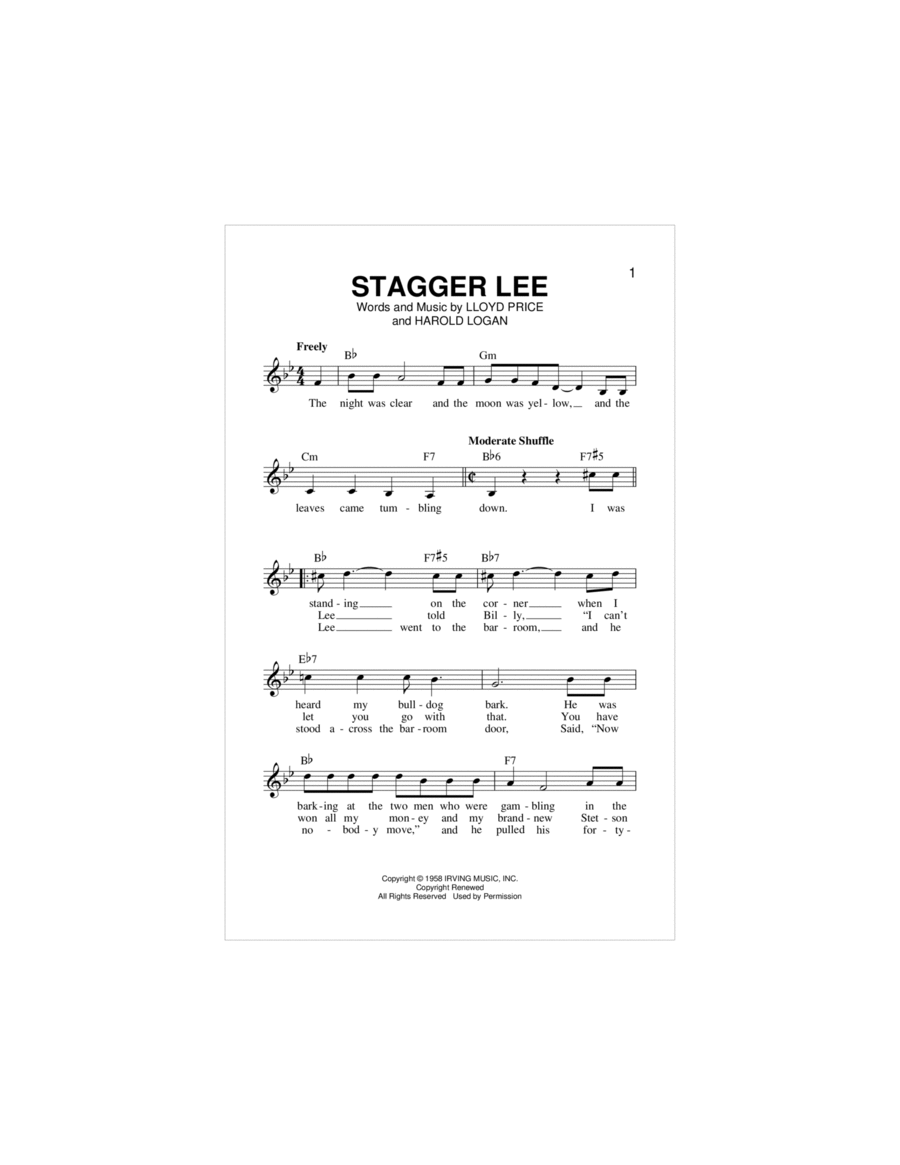 Stagger Lee