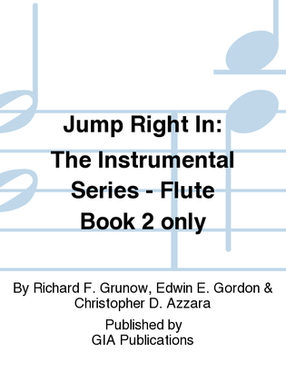 Book cover for Jump Right In: Student Book 2 - Flute (Book only)