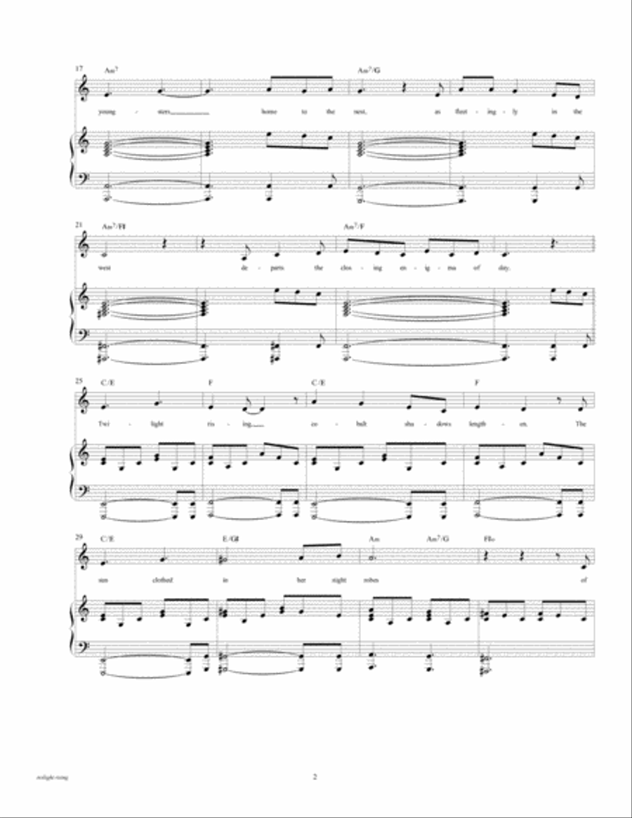 Twilight Rising Twilight Rising Voice scores gallery preview page 4