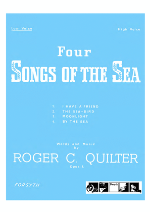Four Songs of the Sea for Low Voice