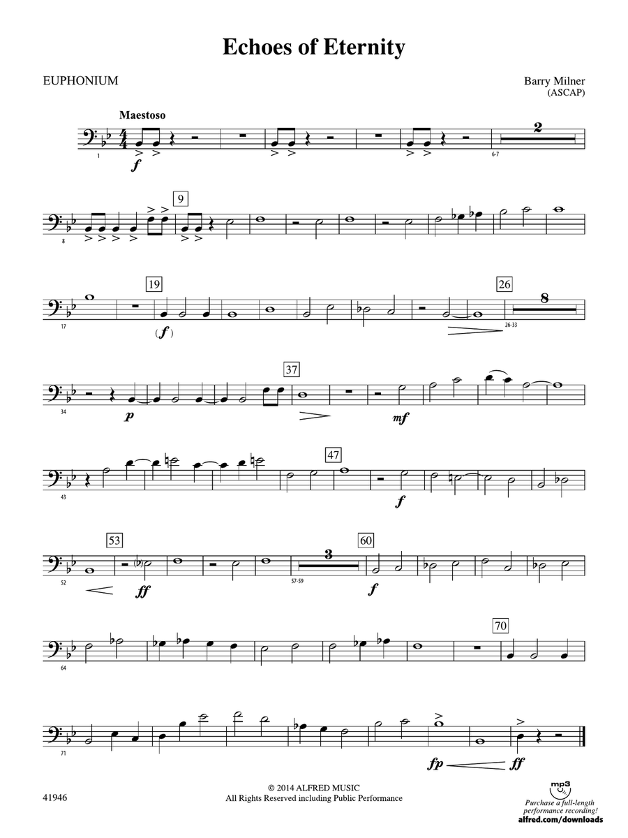 Echoes of Eternity: Baritone B.C.