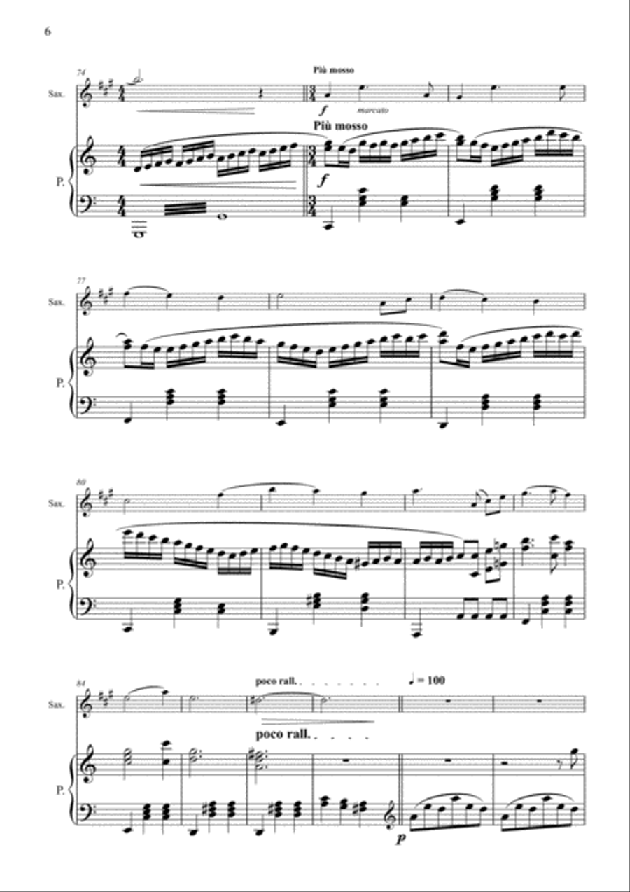 Reprise Alto Saxophone scores gallery preview page 6
