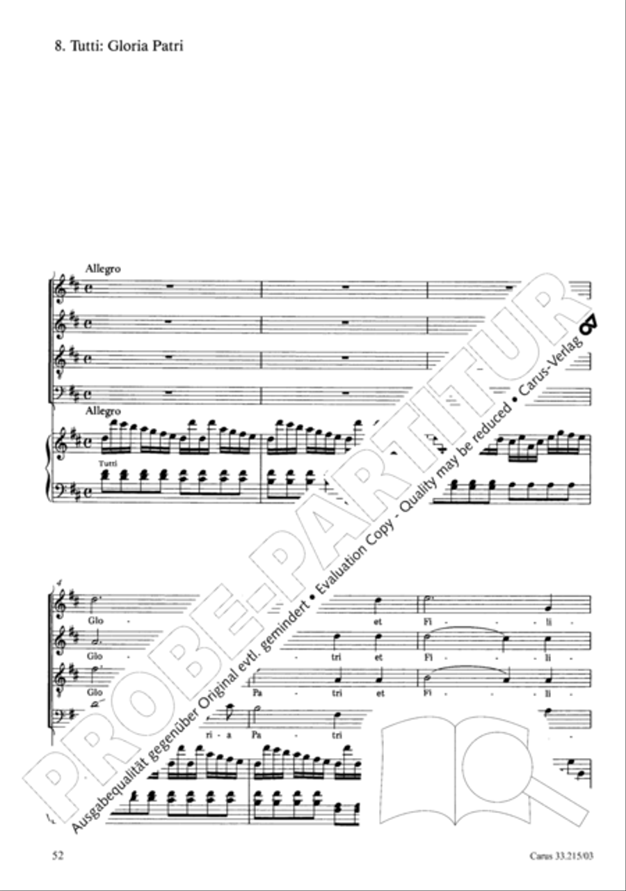 Magnificat Magnificat 4-Part scores gallery preview page 53